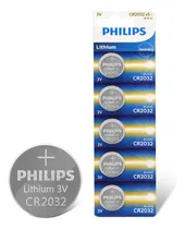 Comprar 5x Pila Bateria Litio Philips Cr2032 3v Redonda Motherboard
