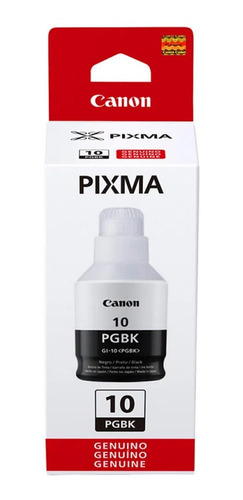 Botella De Tinta Canon Gi-10 Pgbk Negro