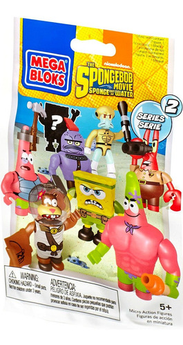 Mega Bloks Spongebob Squarepants Serie 2 Misterio Pack