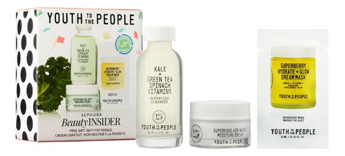 Kit Skincare ' Youth To The People ' Sephora Cuidado Piel