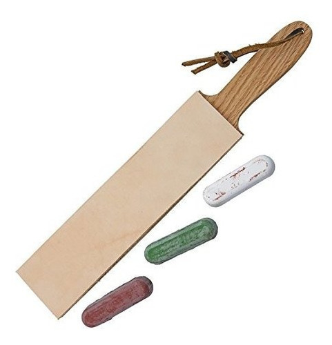 Cuero Paddle Strop Doble Cara De 2 Pulgadas De Ancho Y 3 Com