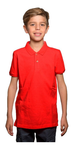 Remera Cuello Polo Niño