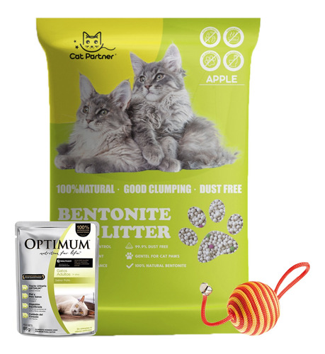 Cat Partner Arena Aglomerante Manzana 25 Litros