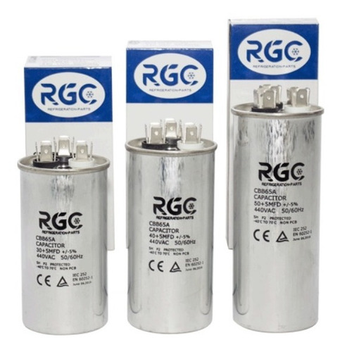 Imagen 1 de 3 de Capacitor De Marcha 40mfd 440v