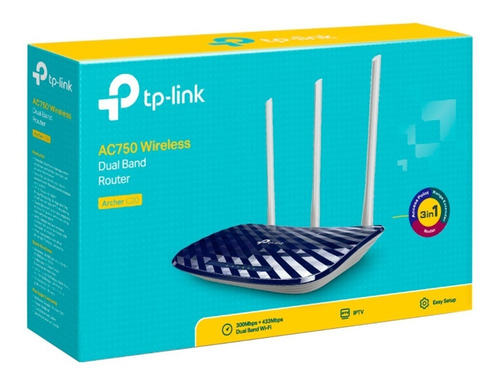 Router Inalámb. Banda Dual Ac750 Archer C20 Tp-link - Mihaba