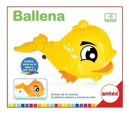 Antex Ballena Para Jugar En El Agua 2255