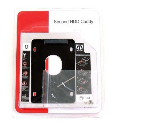 Adaptador Caddy Segundo Hd Ssd 2.5 Sata/9.5m Slim Ultrabook