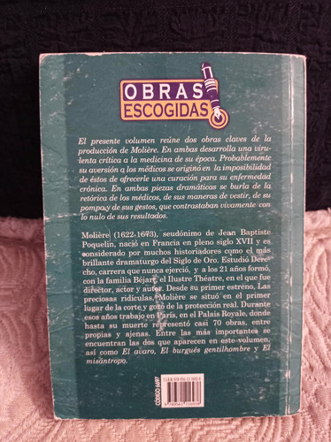 El Médico A Palos El Enfermo Imaginario - Moliere Zig - Zag (Usado)