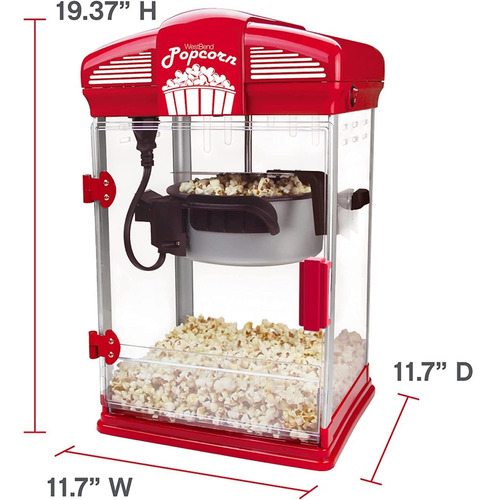 Maquina Para Hacer Palomitas West Bend Stir Crazy Movie Rojo
