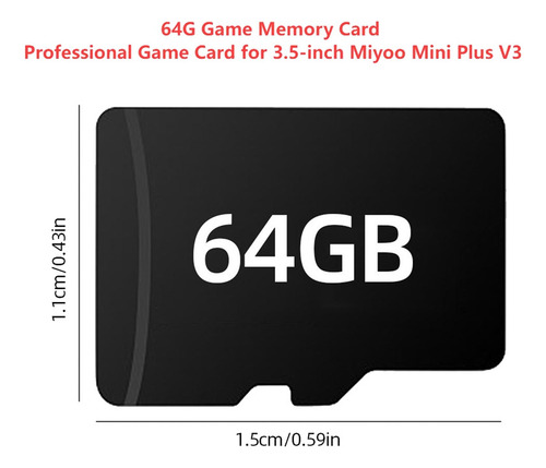 For Consola De Juegos Portátil Retro Miyoo, 64 G, Tornillo