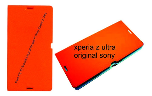 Capa Flip Suporte Original Krusell Para Sony Xperia Z Ultra