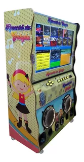 Maquina De Musica Jukebox Karaoke 7x1 Sem Noteiro E Moedeiro