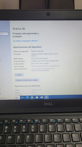 Dell Latitude 5490 14 Fhd Intel Core I5-8250u 16gb 500gb Hdd (Reacondicionado)