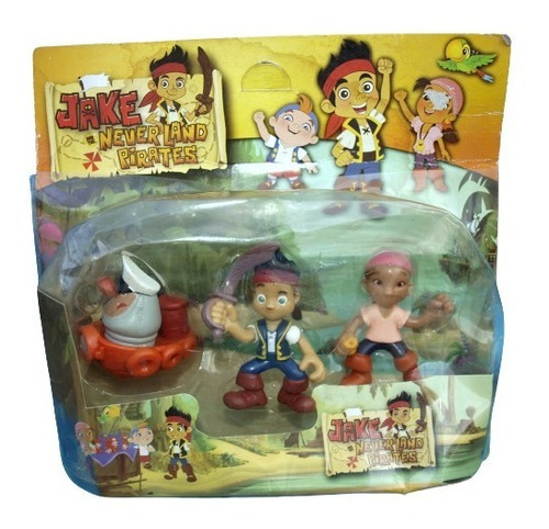 Juguetes Figuras Jake Y Los Piratas Izzy Neverland Set Niño