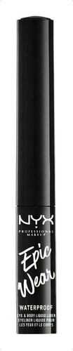 Delineador Liquido Epic Wear Liquid Liner Sapphire Nyx Matte