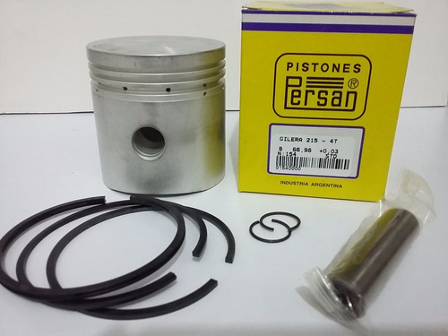 Piston Gilera 215 Medida Std Perno Y Aros