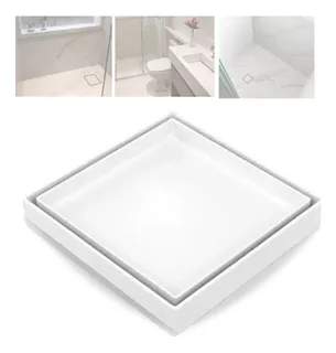 Ralo Oculto 10x10 Invisível Seca Piso Porcelanato Banheiro