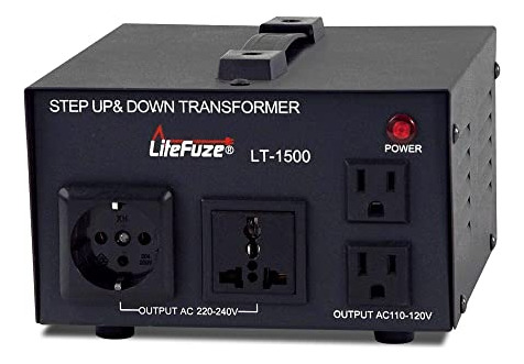 Pack Convertidor De Voltaje 1500w 110v/220v - Transformer