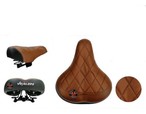 Silla Vealen Brown Resortes Calidad Y Comodidad Premium Mtb