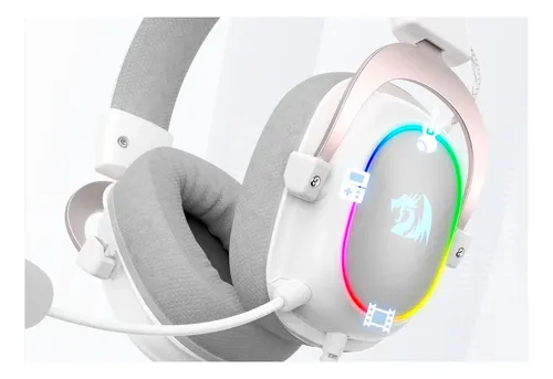 Audífonos Gamer Redragon Zeus X H510w Rgb White Usb