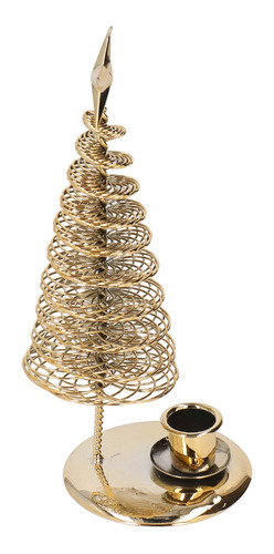 Candelabro De Árbol De Navidad De Metal Con Forma De Candela