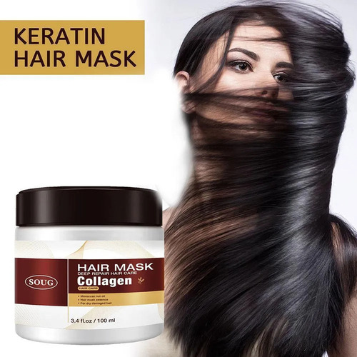 Mascarilla Capilar Hidratante Reparadora De Colágeno Qingyi