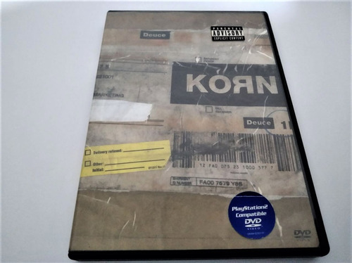 Dvd Korn Deuce Live - Música Nu Metal Rock Clásico 