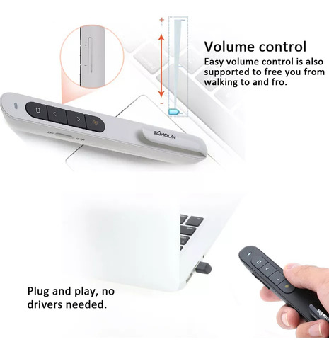 Presenter Ppt Control 10m Usb Com Volume De Alcance Do Apres