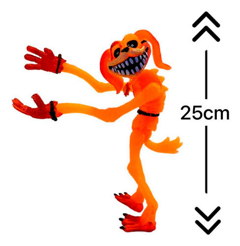 Poppy Play Time Figura Smiling Criters Dogday Articulada Luz