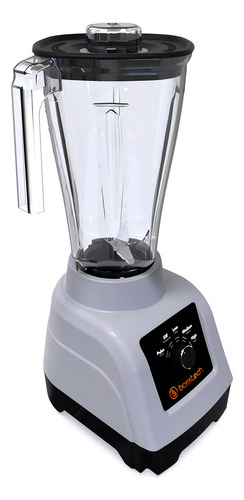 Licuadora Bosstech 550w Plástico 2l Perilla 3 Velocidades Color Gris