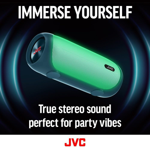Altavoz Inalámbrico Portátil Iluminado Jvc Con Salidas Máxim