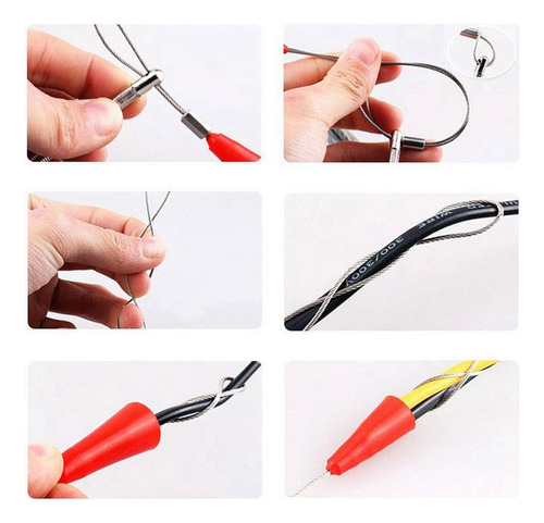 Juego De Pasacables For Electricista, 20 M, Guía De Cables L