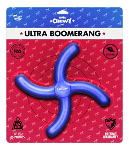 Tuff Pupper Superchewy Tough Boomerang Juguete De Caucho Nat
