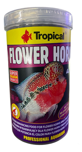 Tropical Alimento Flower Horn 190gr Color - Peces Acuario - 