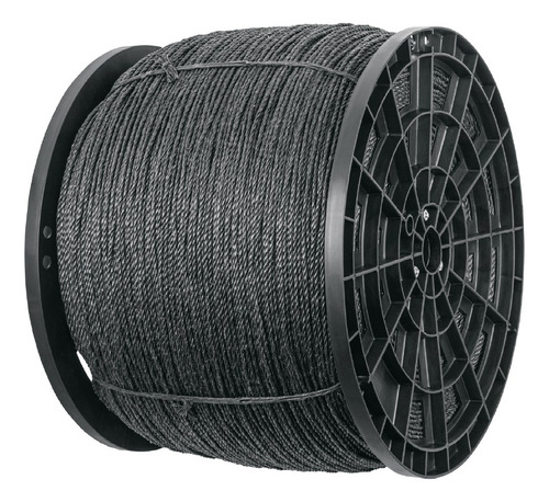 Cuerda Negra De Polipropileno 6 Mm, Carrete 20kg 40763