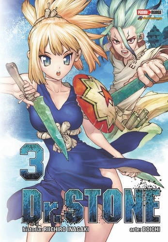 Dr Stone 03 - Manga - Panini Argentina - Riichiro Inagaki