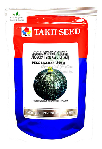 Sementes Abobora Hib. Tetsukabuto Takii Lata C/ 300 Gr Cabot