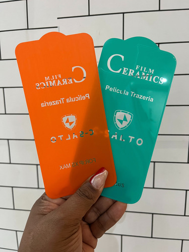 Kit 2 Protetores Cerâmica C Salto Para iPhone 11 A 15