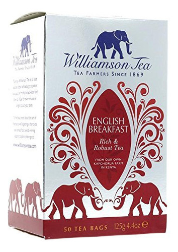 Williamson Tea Caja De Desayuno Inglés De 4 X 50 Bolsas