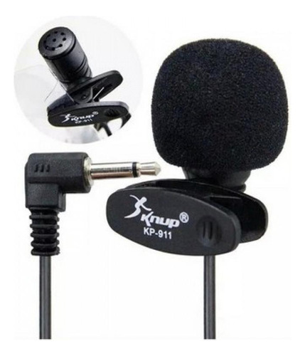 Microfone De Lapela Kp-911 - Knup