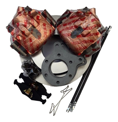 Kit Freio A Disco Vent Dianteiro: Jeep Willys, Rural E F75