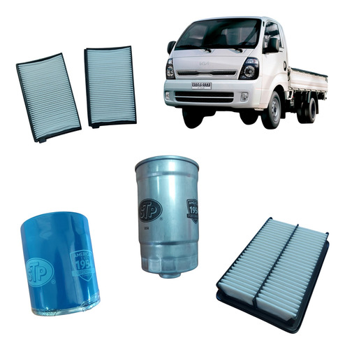 Kit De Filtros Hyundai H1 2.5 Tq Mb D4cb Fl Euro V 2016/2021