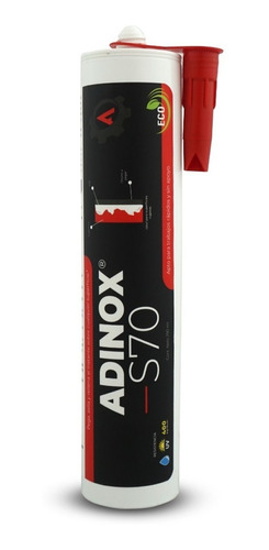 Imagen 1 de 10 de Adinox® S70, Adhesivo Sellador De Fijación Inmediata 290ml