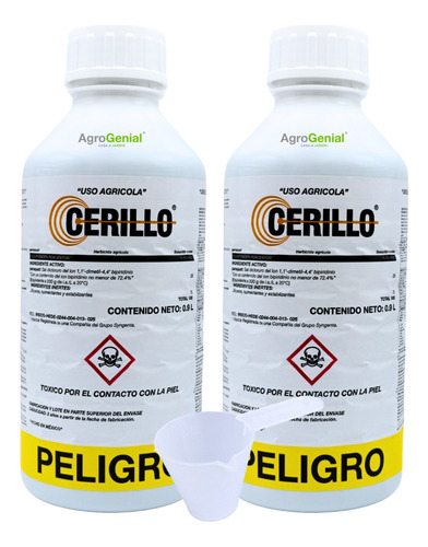 Cerillo Litro Herbicida Syngenta 2 Piezas