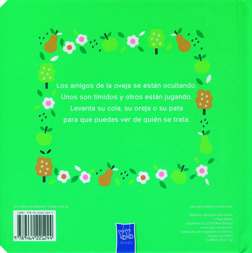 Esconderse La Oveja Juega, de Yoyo Books. Esconderse El Pandita Juega Editorial Jo Dupre Bvba (Yoyo Books), tapa dura en español, 2021
