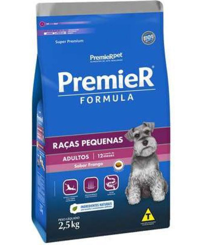 Ração Premier Formula Raças Pequenas Adultos 2,5kg