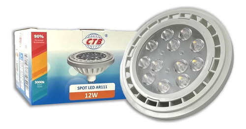 Lâmpada Ar111 Led 15w 6500k Branco Frio Bivolt Ctb