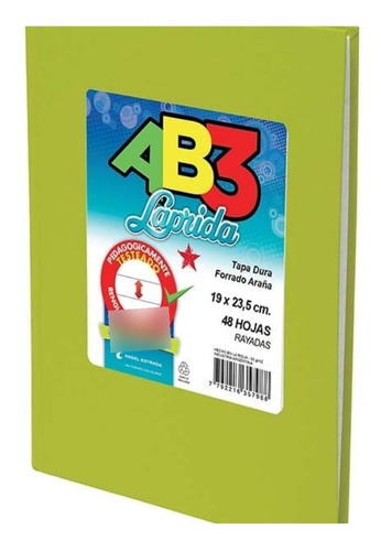 Cuadernos Laprida Ab3 X 50 Hojas Tapa Dura Forrado Rayado