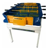 Comprar Metegol Bruno multijuegos Club color azul y amarillo con jugadores de aluminio y pelotas incluidas
