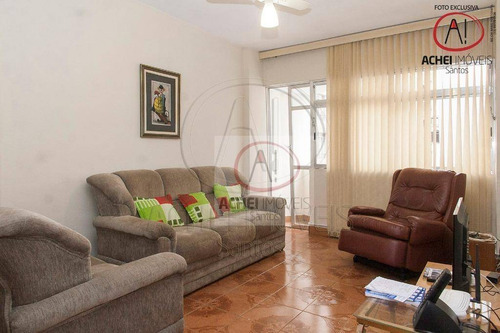 Imagem 2 de 29 de Apartamento Com 3 Dormitórios À Venda, 90 M² Por R$ 495.000,00 - Aparecida - Santos/sp - Ap9449